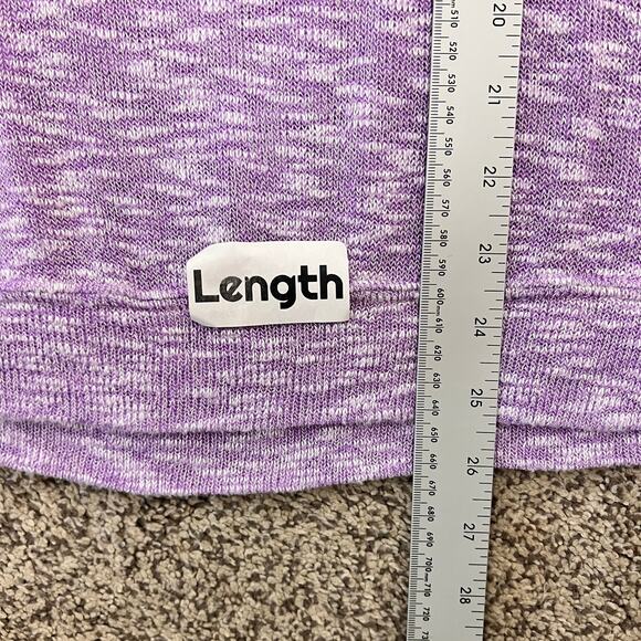 DISNEY PARKS Womens L Purple Minnie Mouse Sunglasses Lightweight Stretch Sweater - Picture 8 of 9